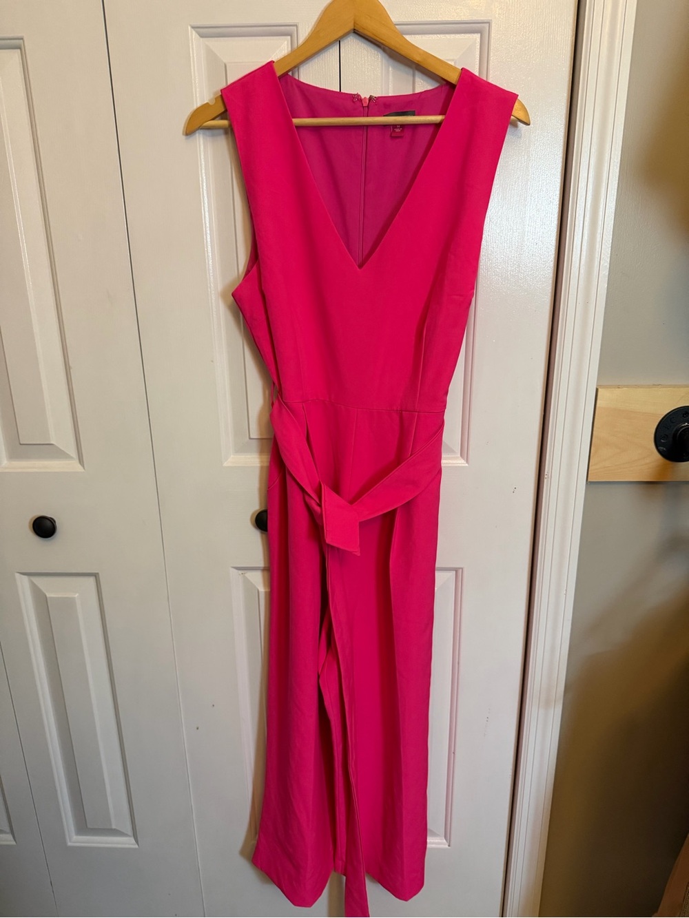 Vince Camuto Pink Women’s Belted Jumpsuit Size 14